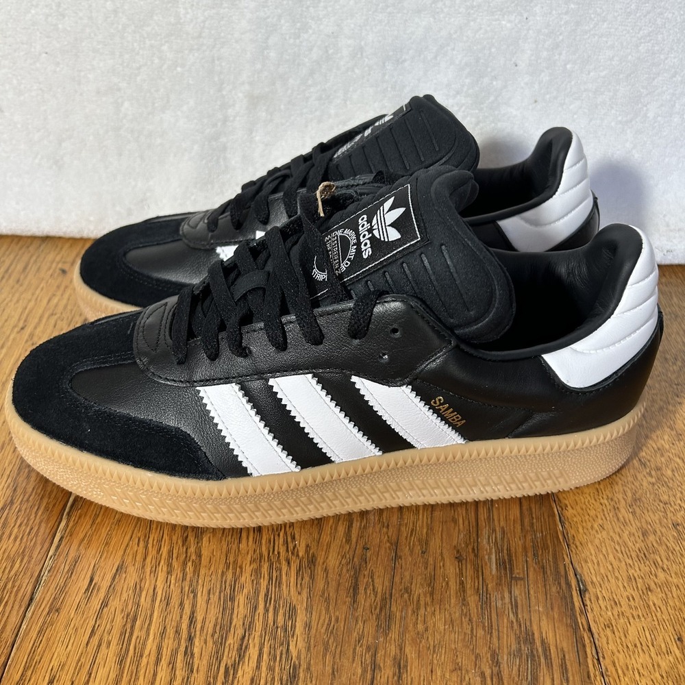 Adidas Mens Size 10 Samba XLG Black/White/Gum Sneaker Shoes